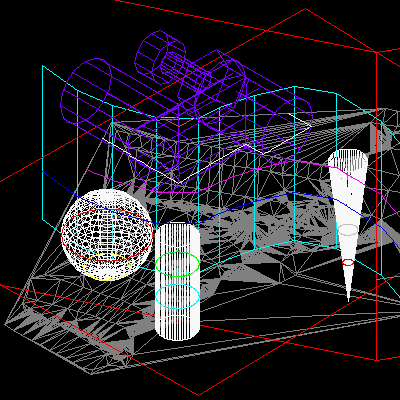An AutoCAD application for 3D intersection.